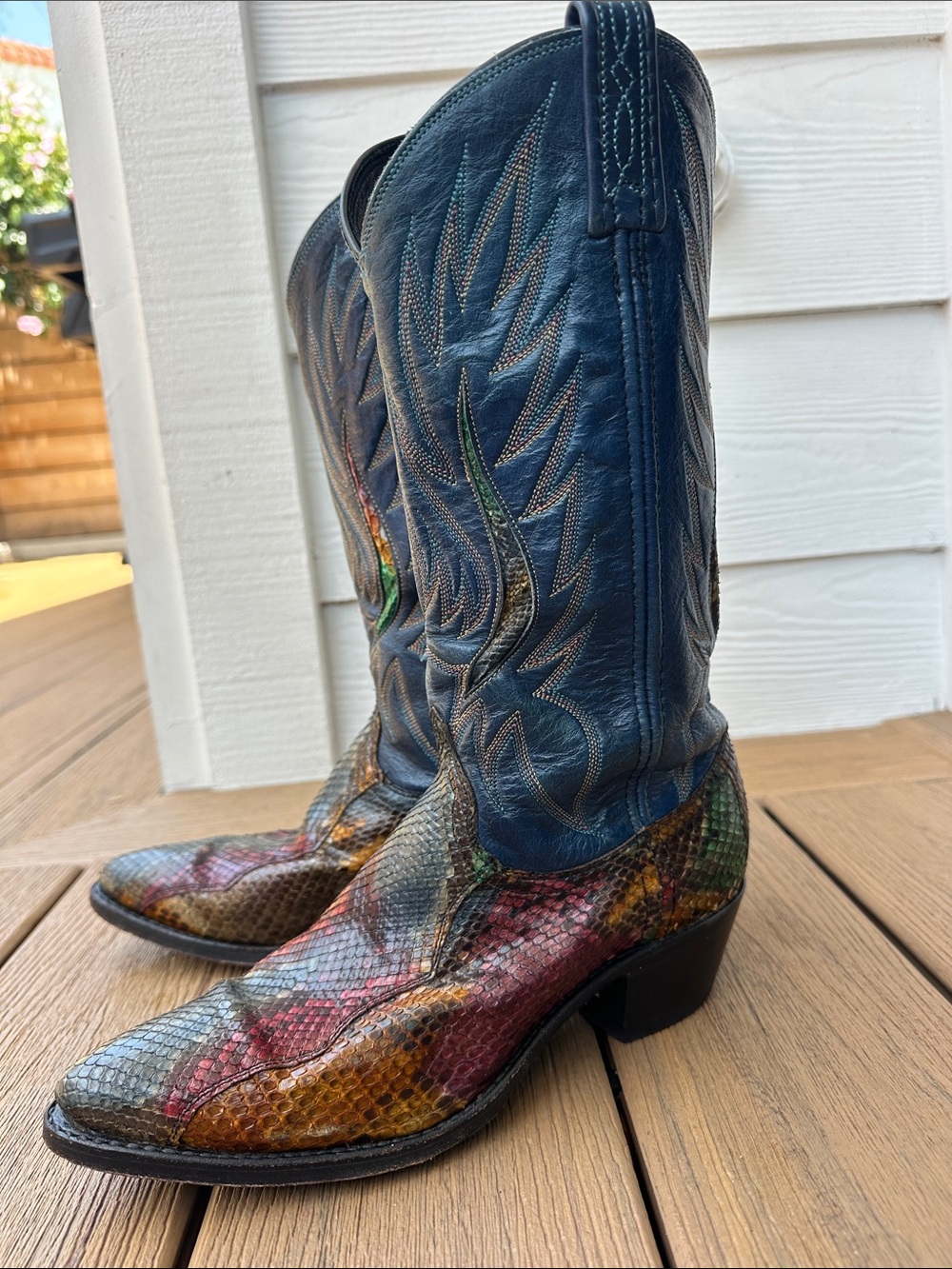 Dan Post python cowboy boots